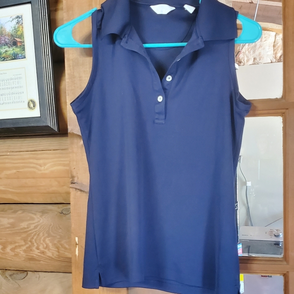 Women's Golf collared tank